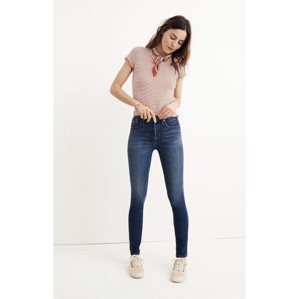 Madewell 10" High Rise Skinny Jeans Petite Danny Wash 26 Petite